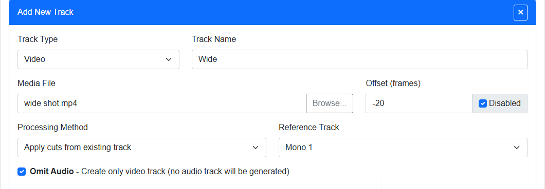 Filter and Settings Configuration